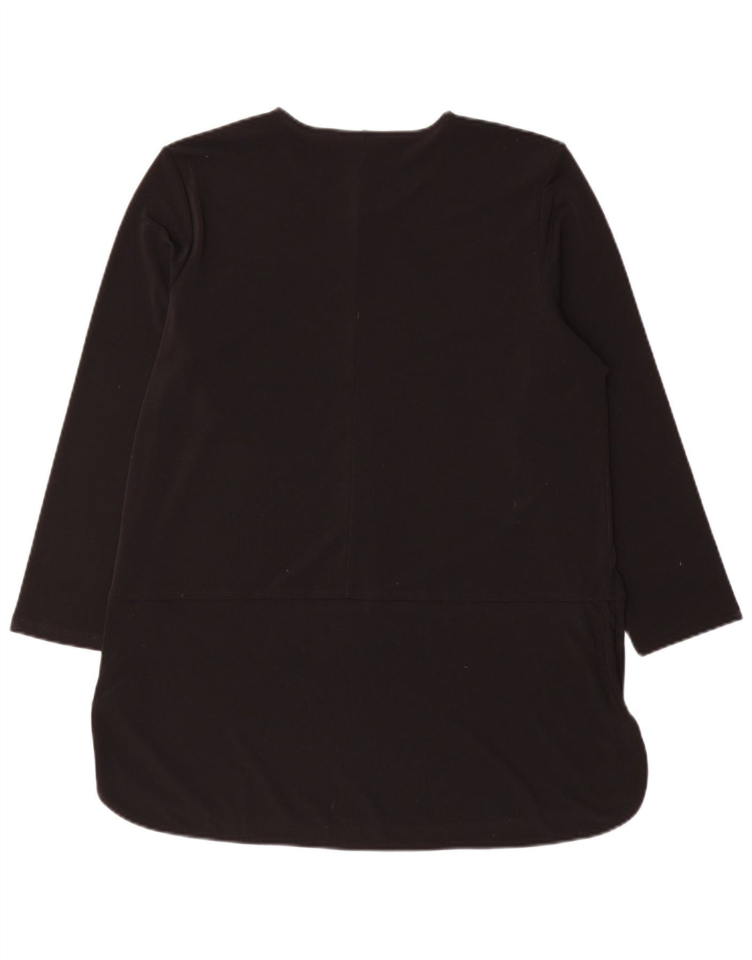 Ralph Lauren Damen-Tunika-Oberteil mit 3/4-Ärmeln, UK-Größe 40, Größe L, Schwarz, Polyester