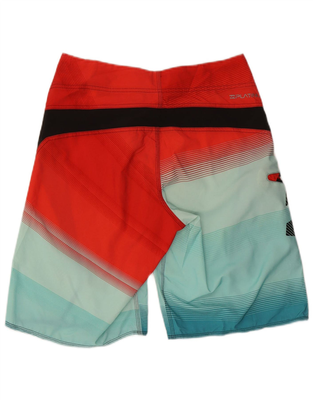 BILLABONG Herren-Badeshorts mit Grafik, Größe S, Rot, Farbblock-Polyester