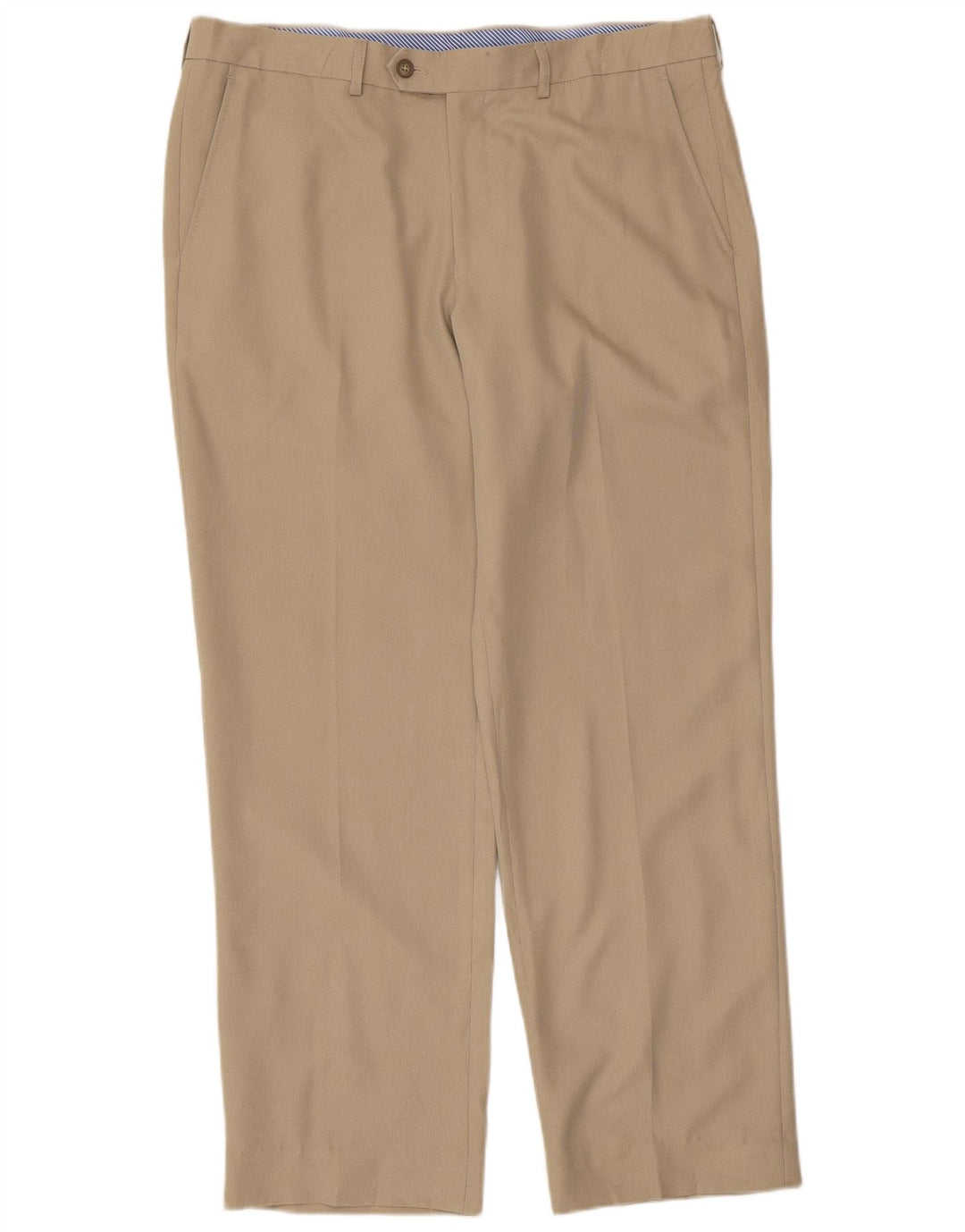 Gerade Anzughose für Herren von Marks & Spencer, W34, L31, Beige