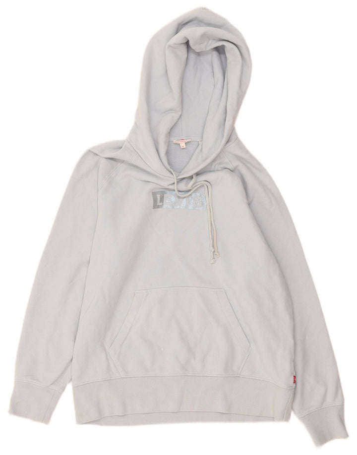 Levi's Herren-Pullover mit grafischem Kapuzenpullover, Größe S, blau, Baumwolle