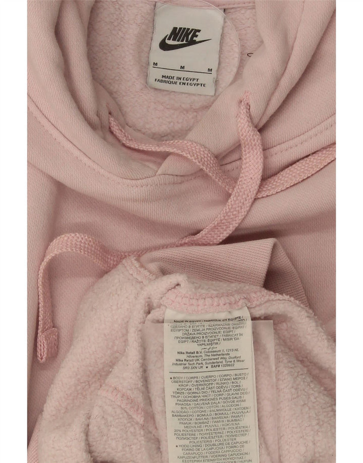 NIKE Mens Hoodie Jumper Medium Pink Cotton Vintage Nike and Second-Hand Nike from Messina Hembry 