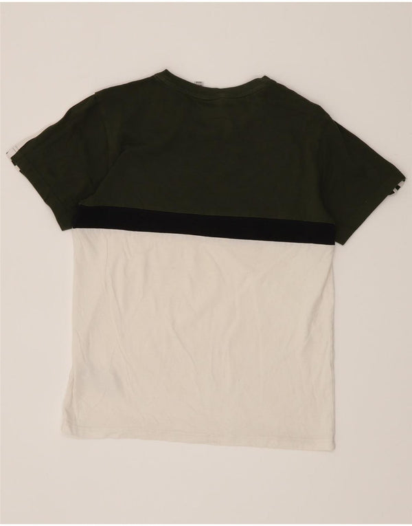 Adidas T-Shirt mit Grafik für Jungen, 13–14 Jahre, weißes Farbblockdesign