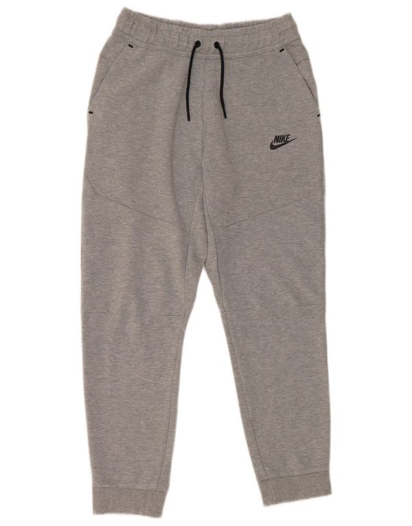 Nike Boys Tracksuit Trousers Joggers 12-13 Years Large  Grey Flecked Cotton