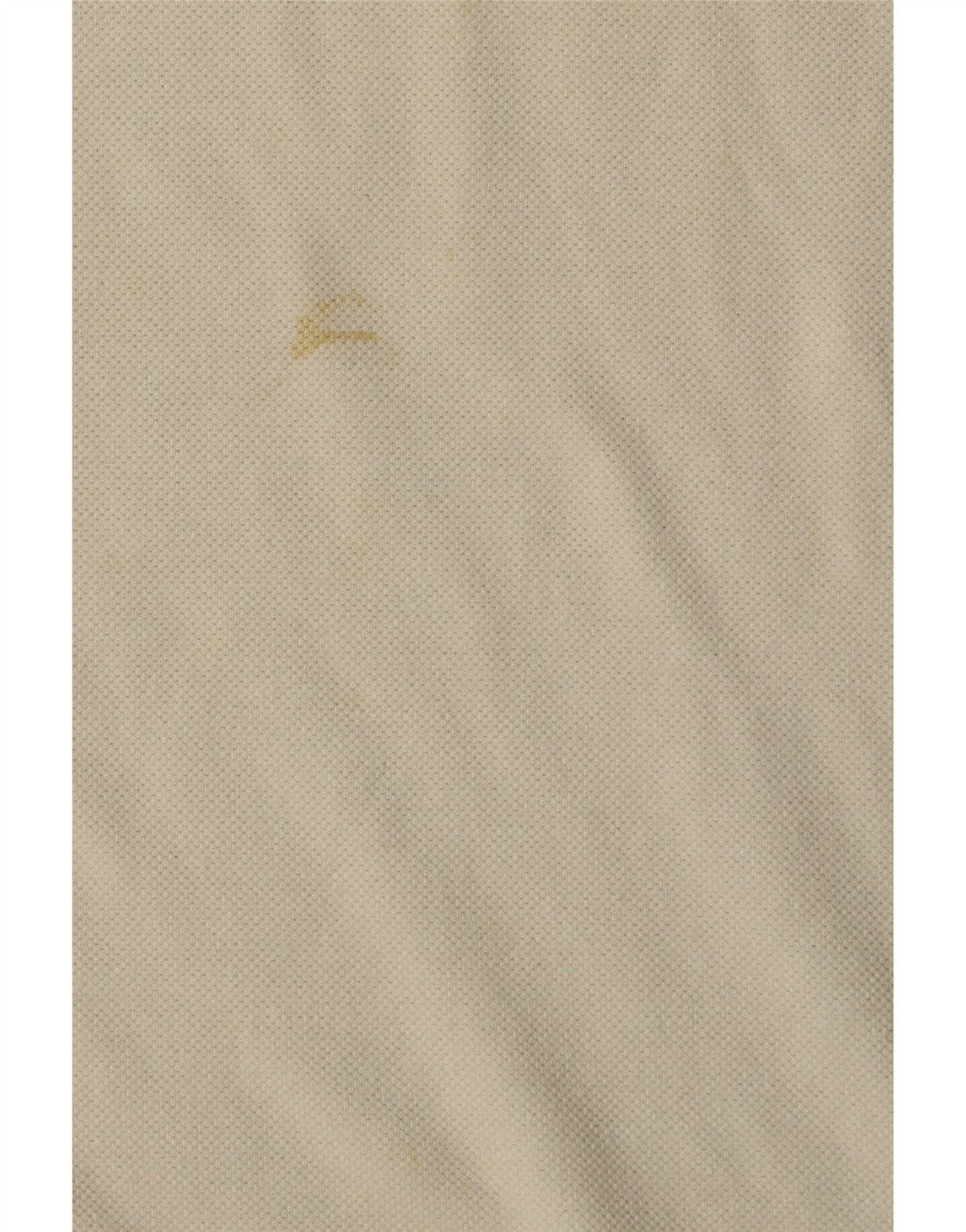 Fred Perry Herren-Poloshirt, groß, cremefarbene Baumwolle