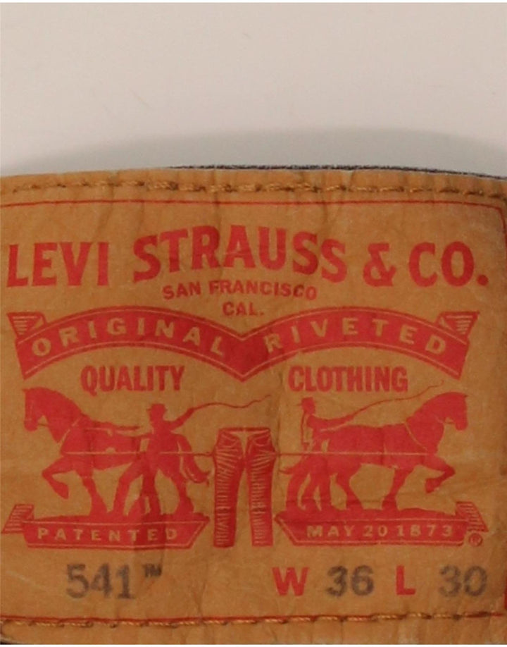 Levi's Damen 541 Tapered Jeans W36 L27 Blaue Baumwolle