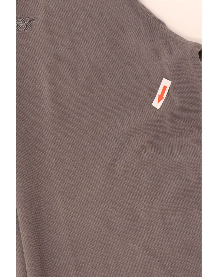 Carrera Herren Poloshirt XL Grau Baumwolle