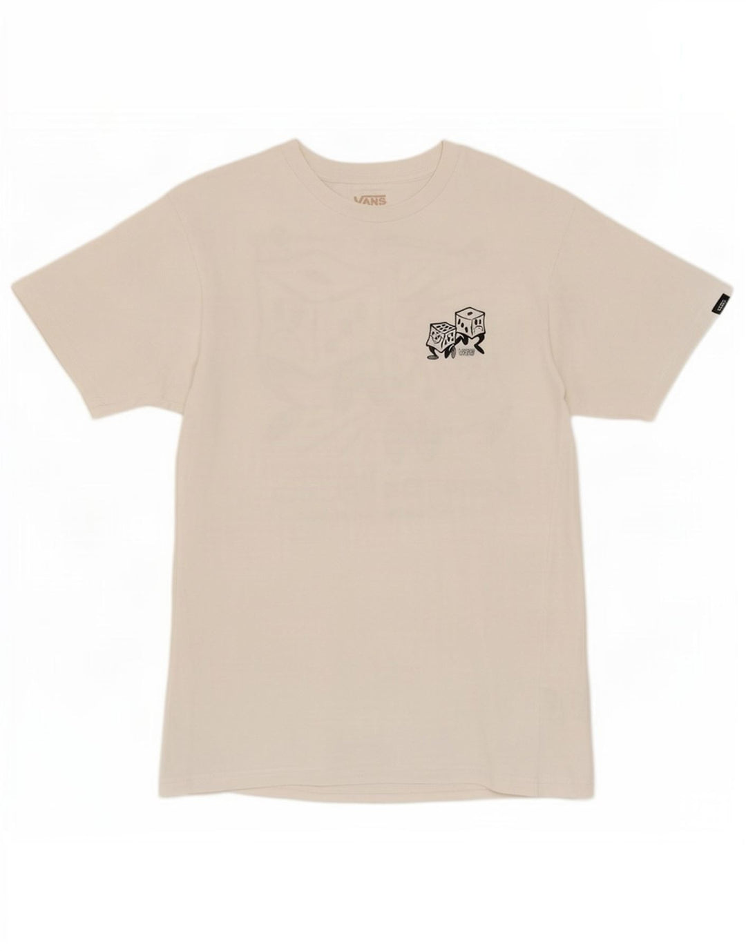 Vans Herren-T-Shirt mit klassischer Passform, Grafik, Größe S, weiße Baumwolle