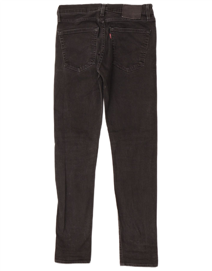 Levi's Herren Skinny Jeans W30 L32 Schwarze Baumwolle