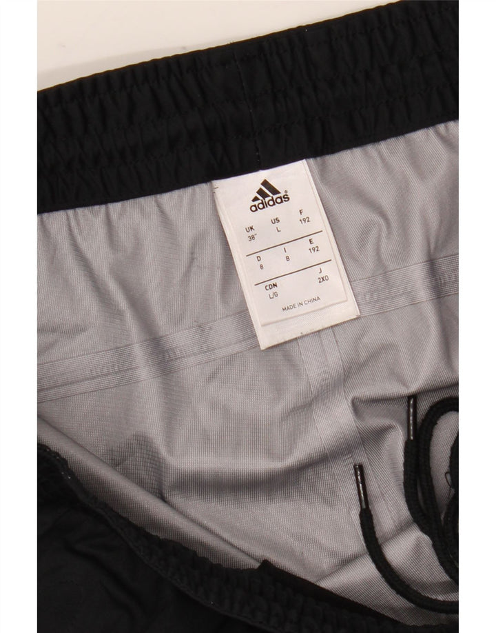 Adidas Herren-Trainingshose, Jogginghose, Größe L, Schwarz, Polyester