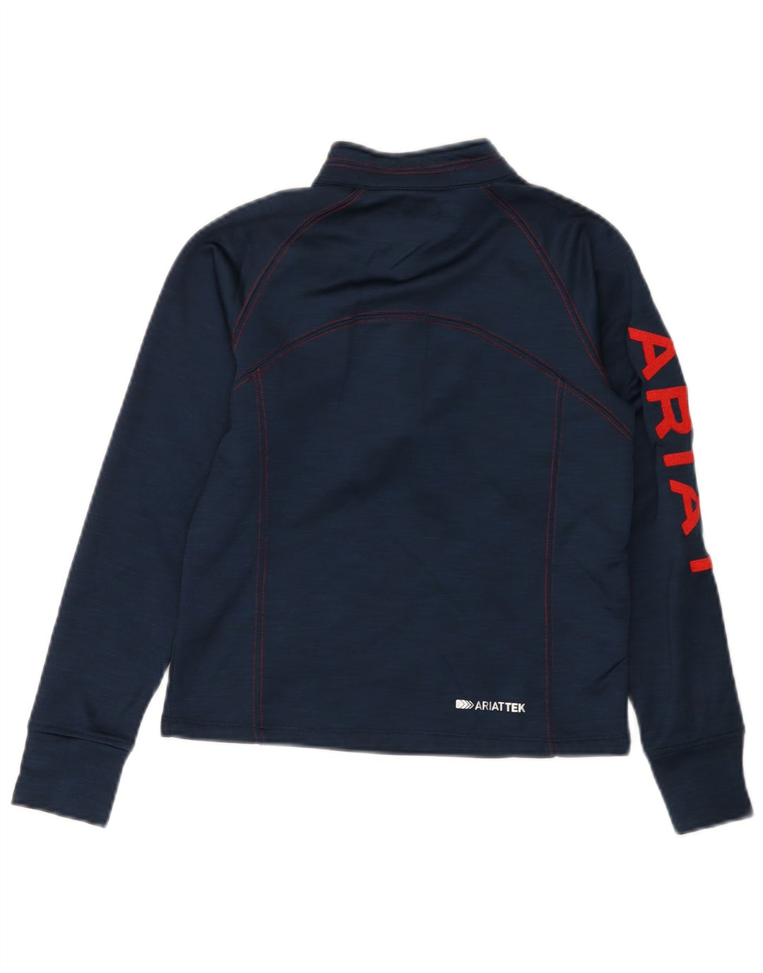 ARIAT Jungen-Trainingsanzug-Oberteil mit grafischem Pullover, 9–10 Jahre, mittleres Marineblau