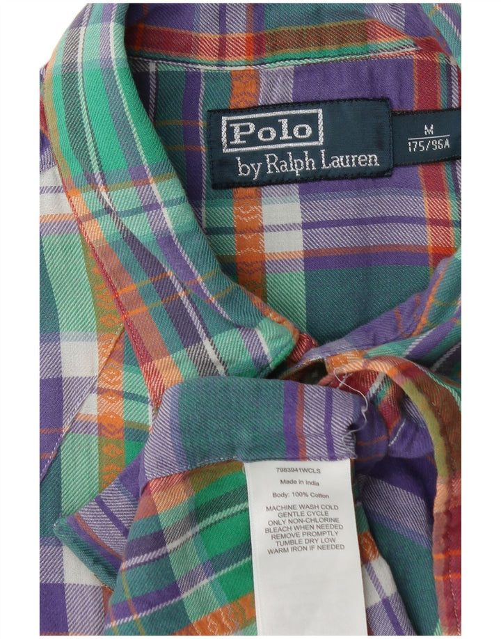 Polo Ralph Lauren Herren-Flanellhemd, mittelgroß, mehrfarbig, kariert, Baumwolle