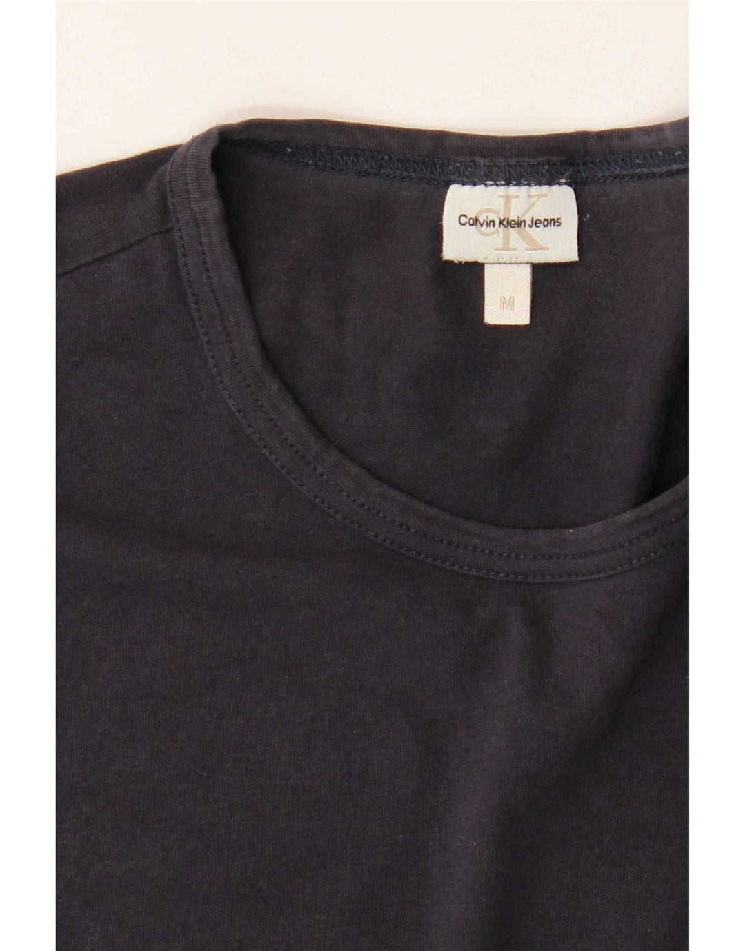Calvin Klein Jeans Herren-Oberteil, langärmelig, mittelblau