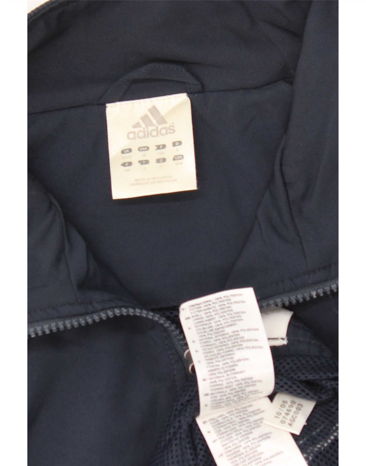 Adidas Herren-Trainingsanzug-Top-Jacke, UK 40/42, mittleres Marineblau, Farbblock