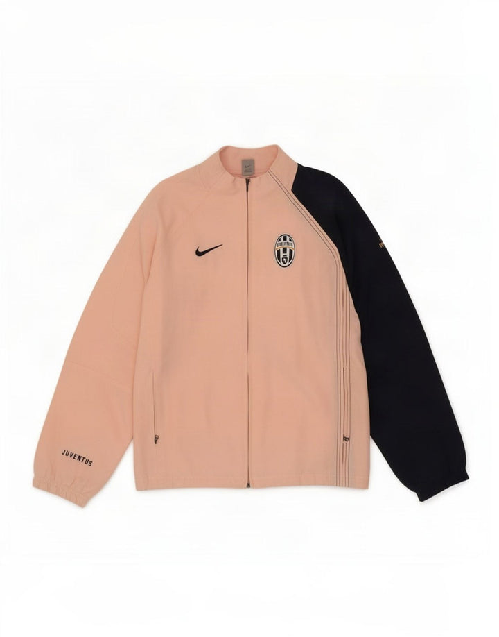 Nike Herren-Juventus-Trainingsanzug-Oberteil, Jacke, klein, rosa, Farbblock-Polyester