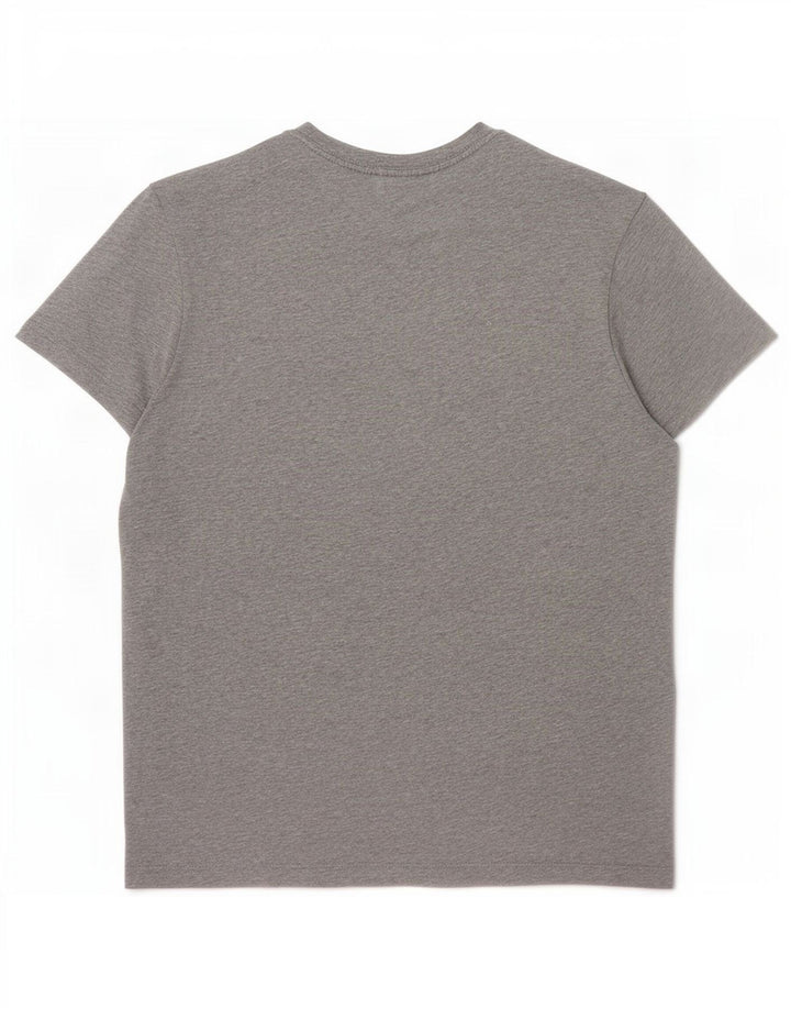 Levi's Herren-T-Shirt-Oberteil aus mittelgrau gefleckter Baumwolle