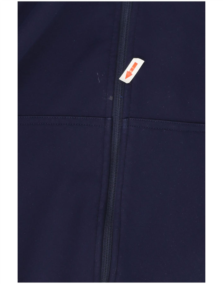 Canterbury Herren-Kapuzenpullover mit Reißverschluss, groß, marineblaues Farbblock-Polyester