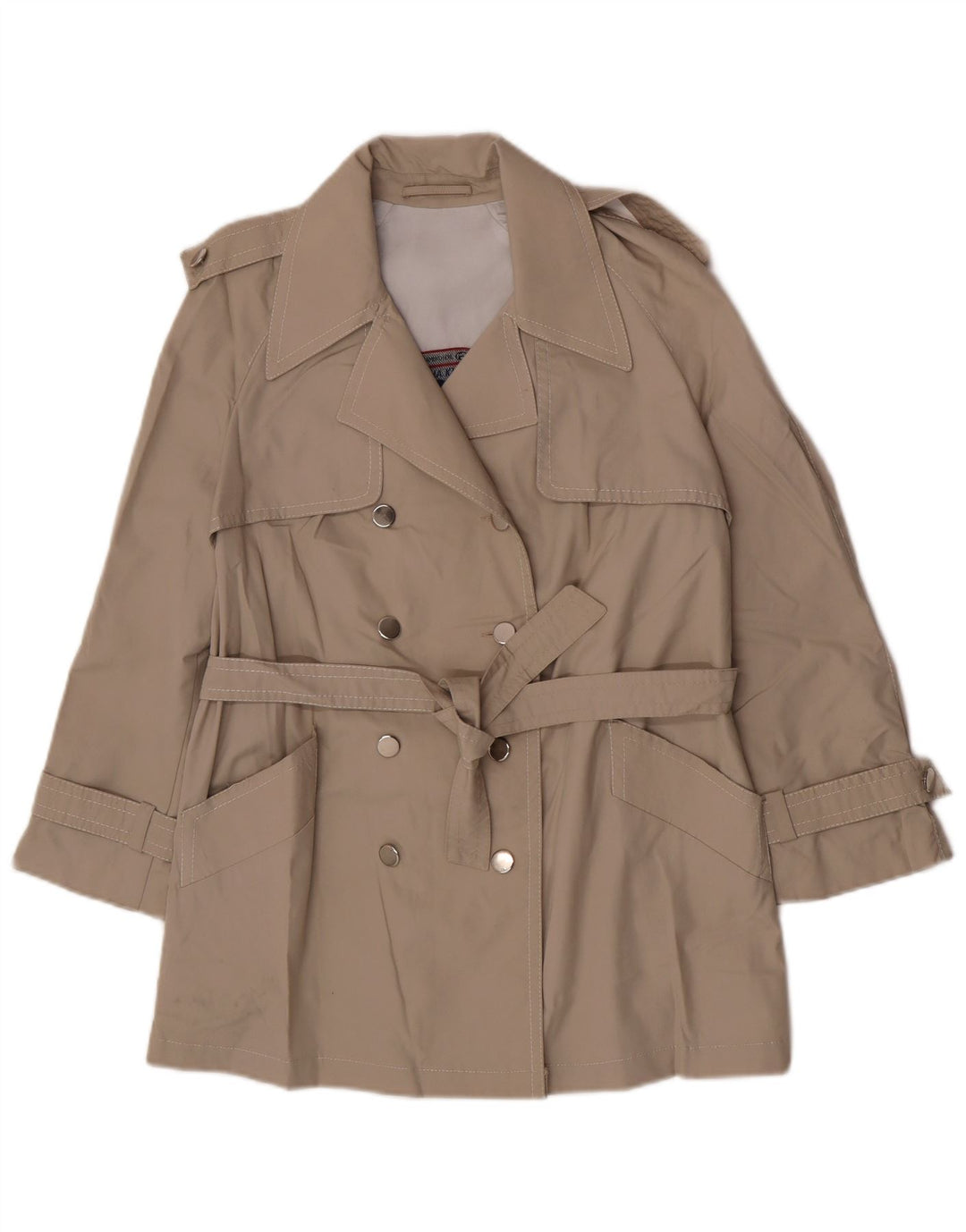 Vintage Damen Trenchcoat IT 44 Medium Beige