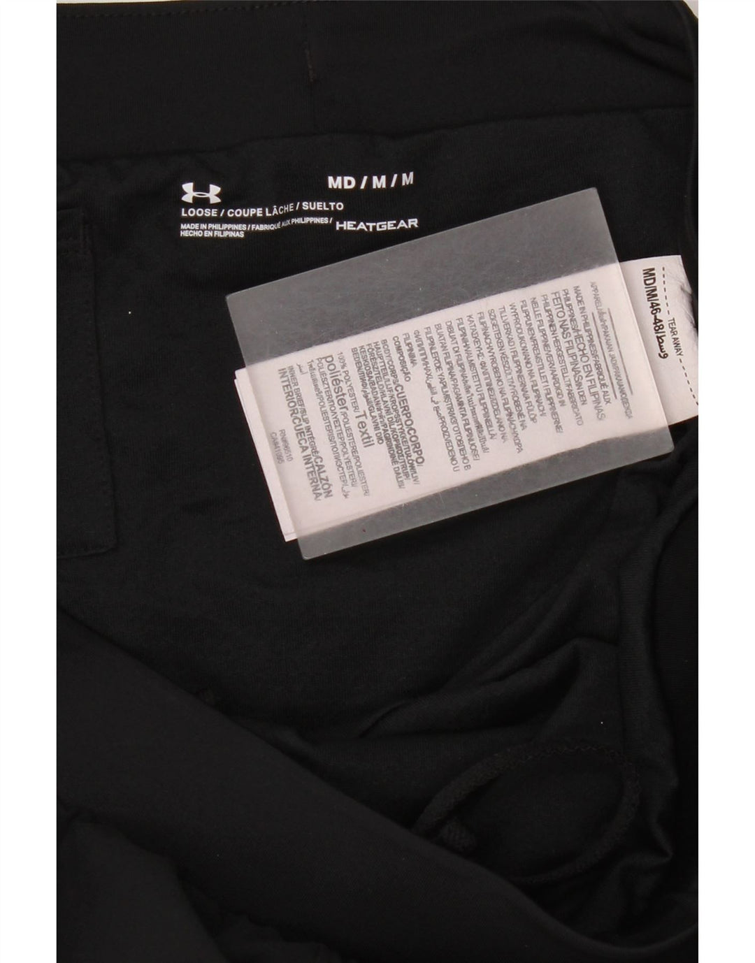 Under Armour Damen Heat Gear Sportshorts UK 14 Medium Schwarz Polyester
