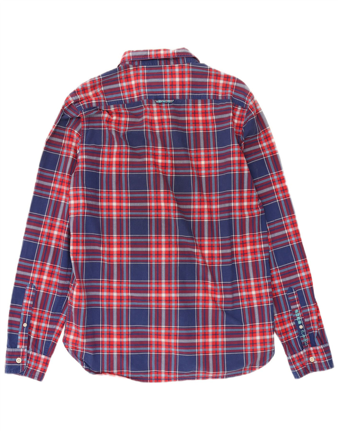 SUPERDRY Mens Shirt XL Multicoloured Check Cotton