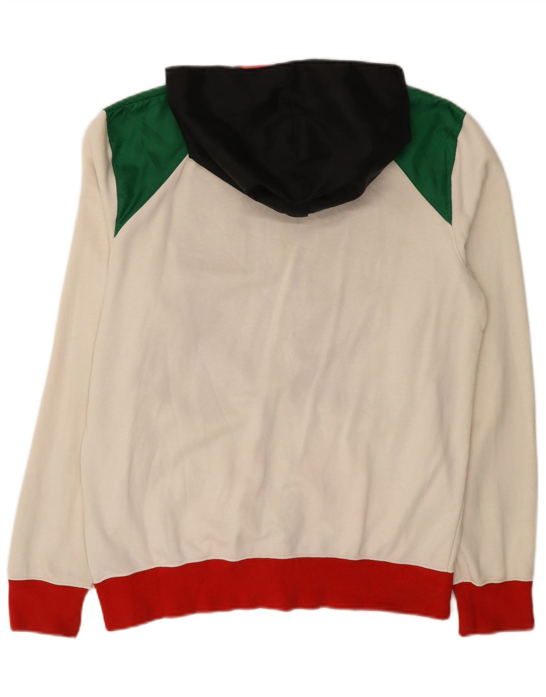 Nike Herren-Kapuzenpullover mit grafischem Reißverschluss, mittelgroß, mehrfarbig, Farbblock