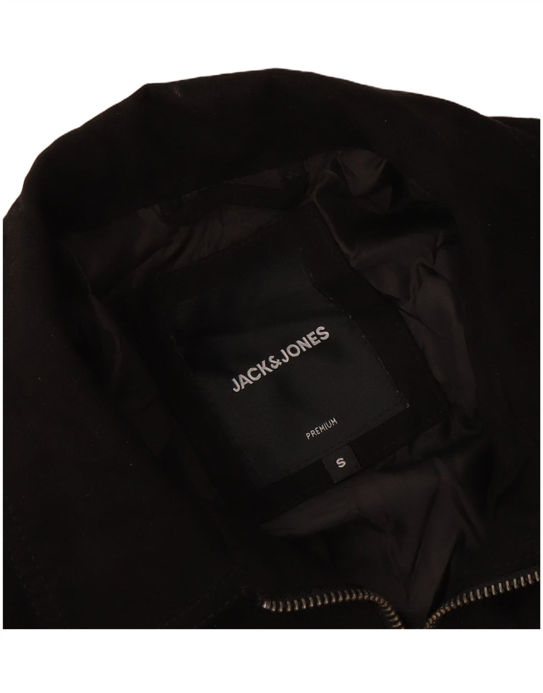 Jack & Jones Herren Utility Jacke UK 36 Small Schwarz