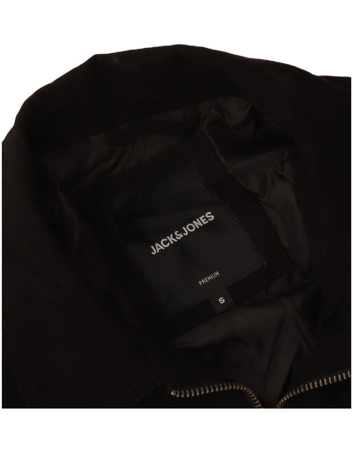 Jack & Jones Herren Utility Jacke UK 36 Small Schwarz