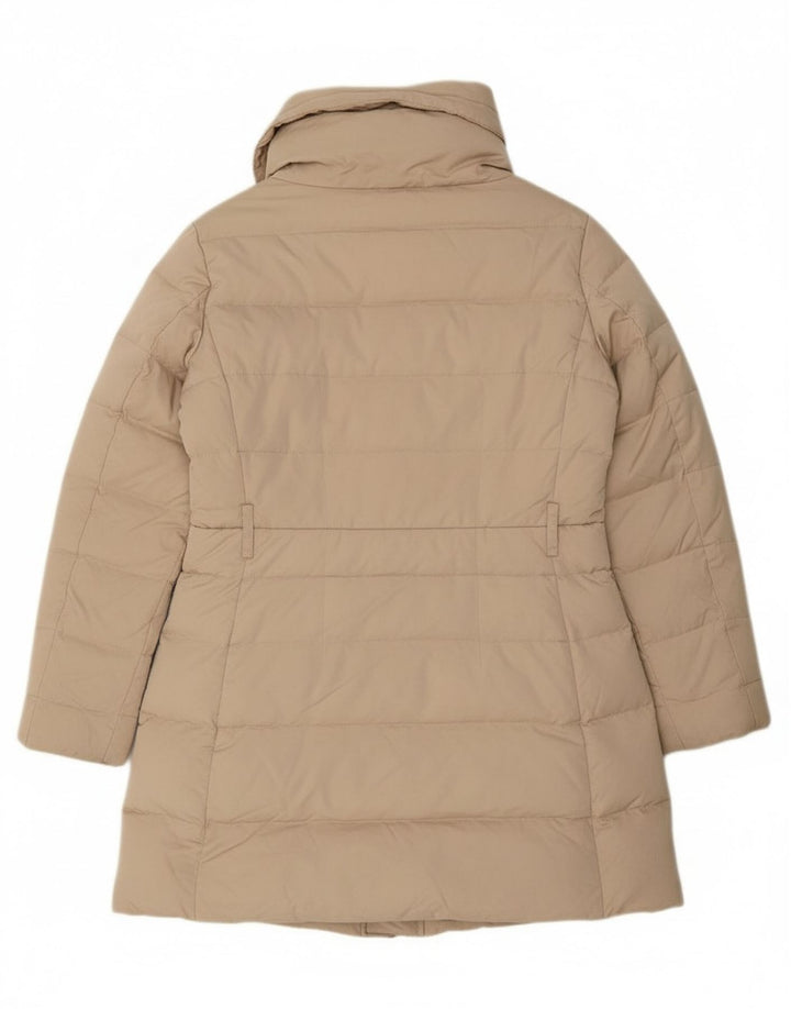 ZARA Womens Padded Coat UK 16 Large Beige