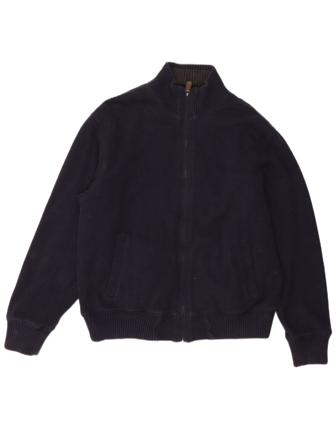 Marks & Spencer Herren Blue Harbor Cardigan Pullover Große Marine Baumwolle