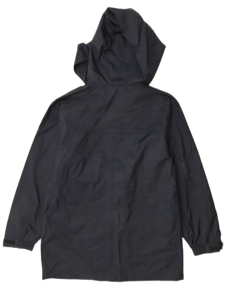 John Lewis Jungen-Regenmantel mit Kapuze, 13–14 Jahre, marineblaues Nylon