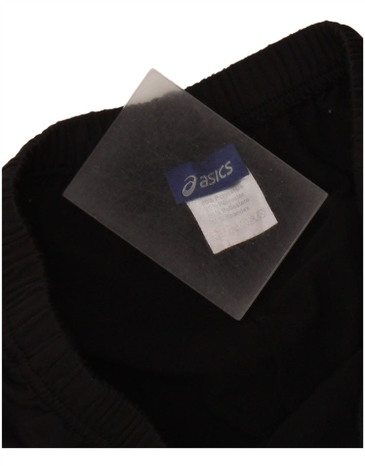 Asics Damen Graphic Sport Shorts UK 16 Large Schwarz Polyester