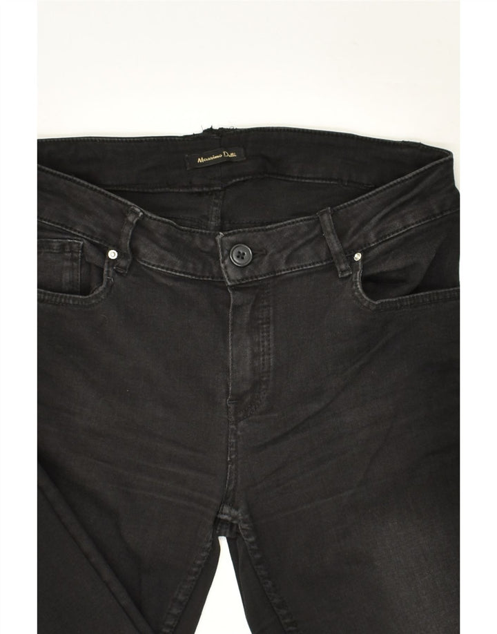 MASSIMO DUTTI Womens Skinny Jeans W28 L27 Black Cotton | Vintage Massimo Dutti | Thrift | Second-Hand Massimo Dutti | Used Clothing | Messina Hembry 