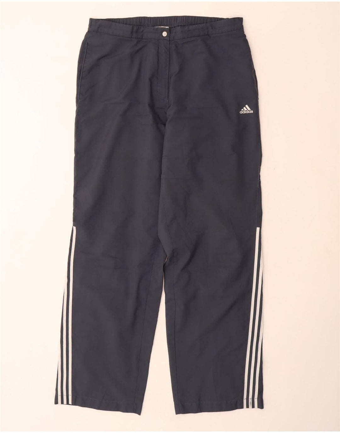 ADIDAS Damen Trainingshose UK 16 Large Marineblau