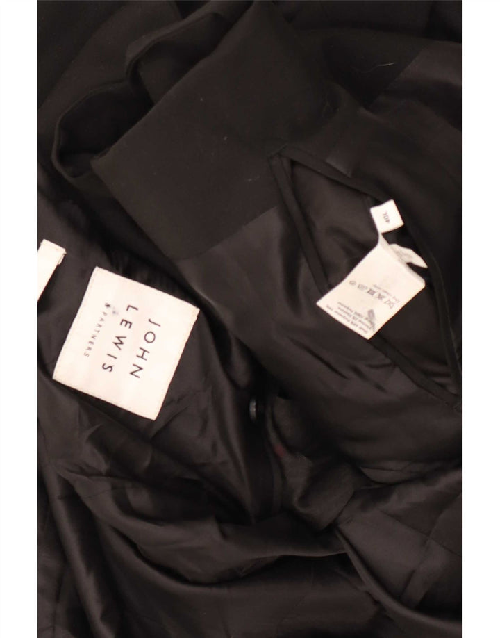 John Lewis Herren-Blazer mit 2 Knöpfen, UK 40, Größe L, Schwarz, Polyester