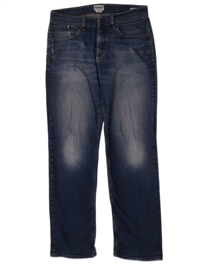 Timberland Herren Clark Straight Jeans W32 L32 Blaue Baumwolle