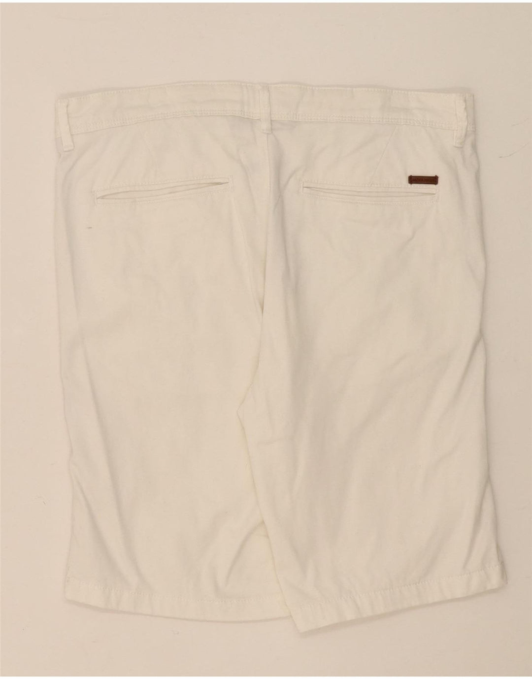 JACK & JONES Herren Chinoshorts Medium W32 Weiß