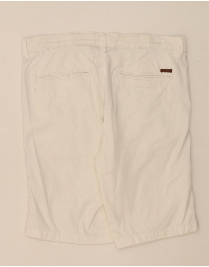 JACK & JONES Herren Chinoshorts Medium W32 Weiß