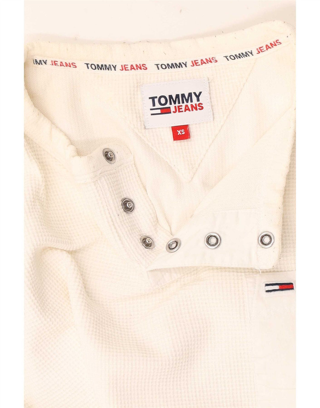 Tommy Hilfiger Herren Top Langarm XS Weiß