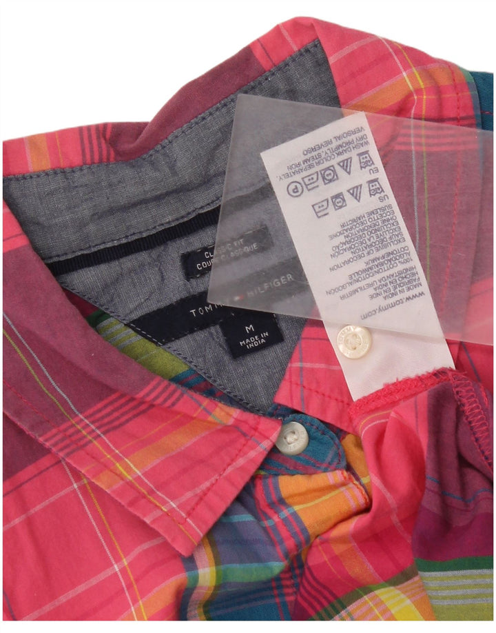 Tommy Hilfiger Damen-Hemd mit klassischer Passform, Größe M, mehrfarbig, kariert, UK 12