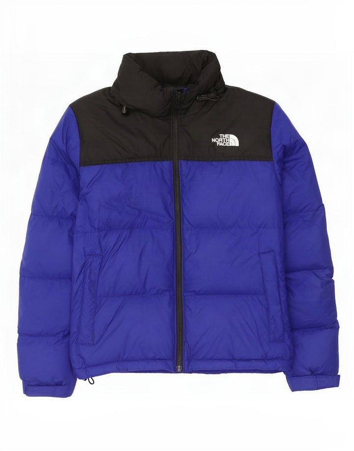 The North Face Damen-Übergröße, wattierte Jacke, UK 10, Small, Blau, Farbblock