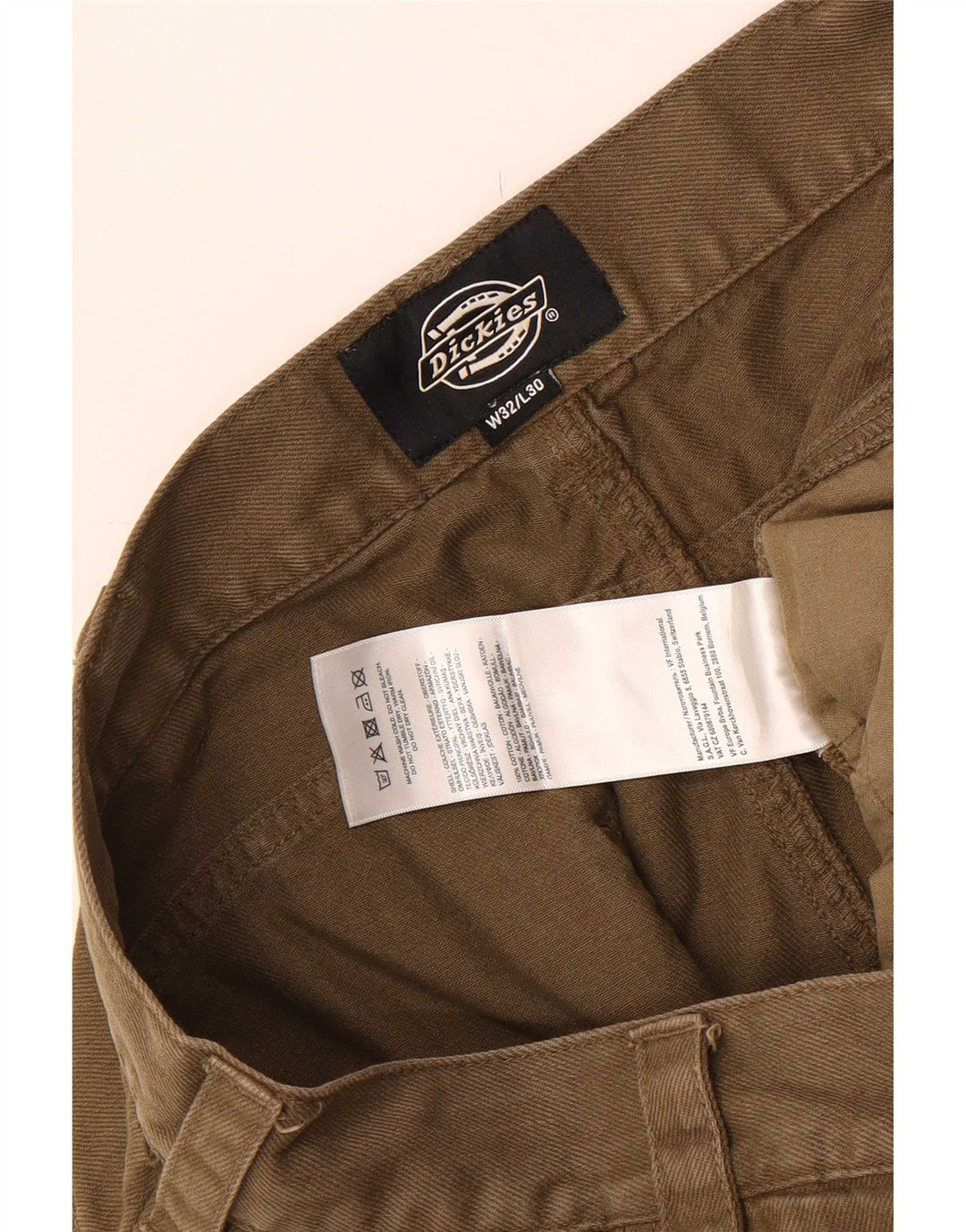 Dickies gerade Cargohose für Herren, W32, L30, Khaki, Baumwolle