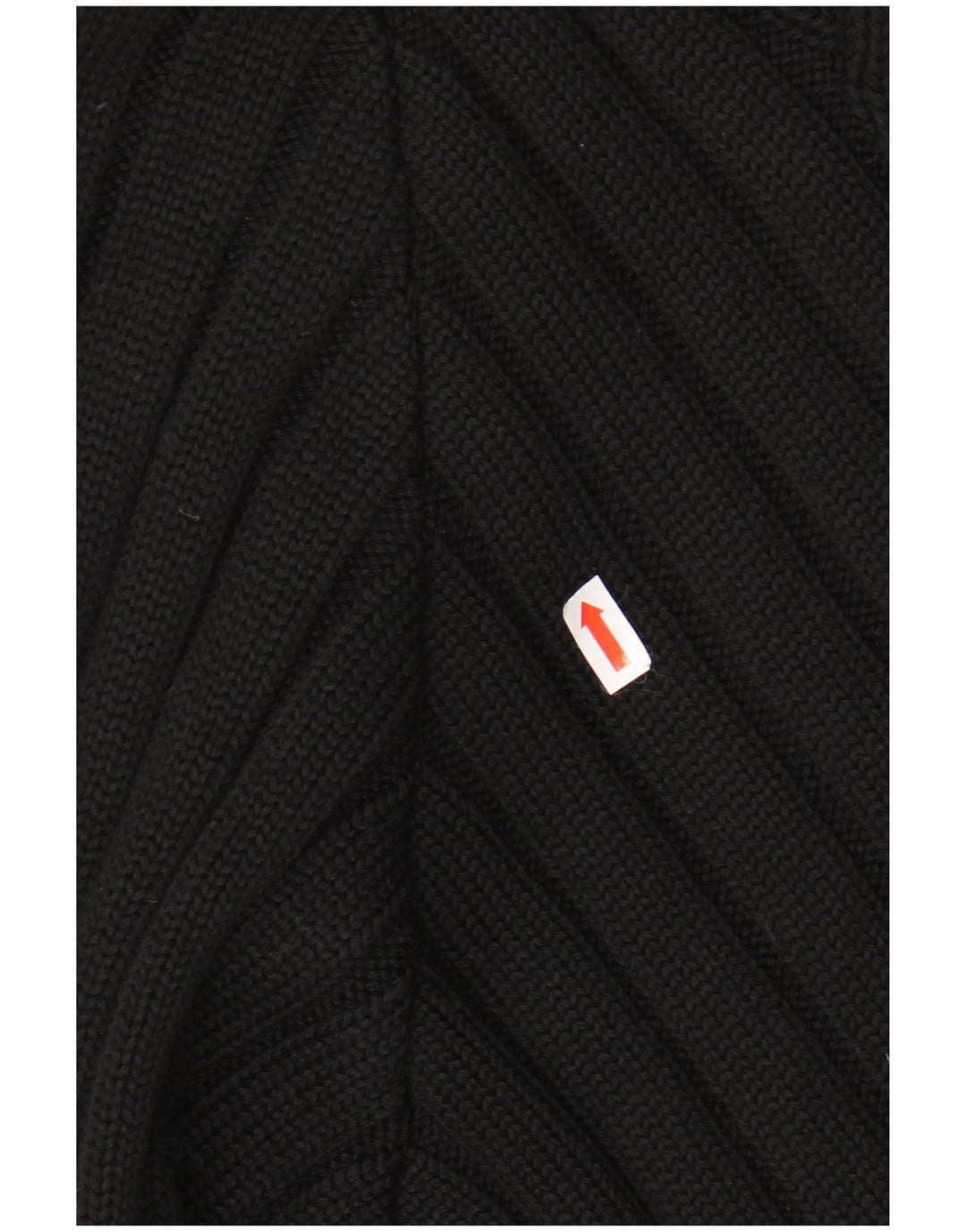 VINTAGE Damen Pullover mit Rundhalsausschnitt UK 20 2XL Schwarz