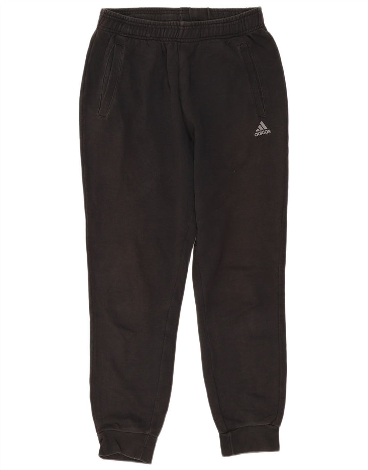 ADIDAS Herren-Trainingshose, Jogginghose, mittelschwarz, Baumwolle