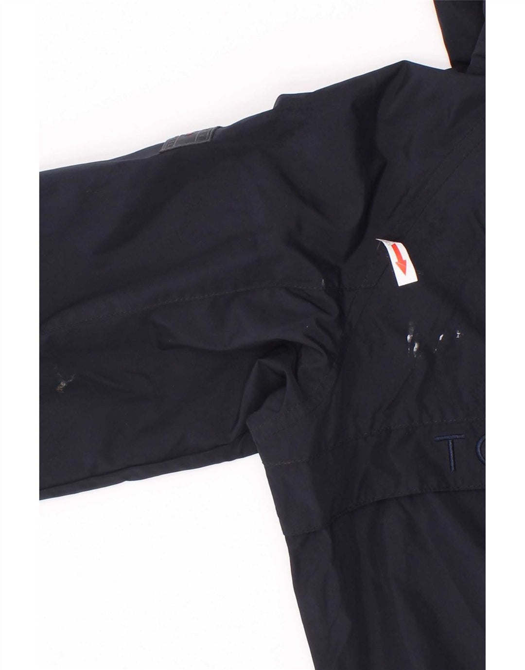 Tommy Hilfiger Jungen-Regenjacke mit grafischer Kapuze, 5–6 Jahre, Marineblau