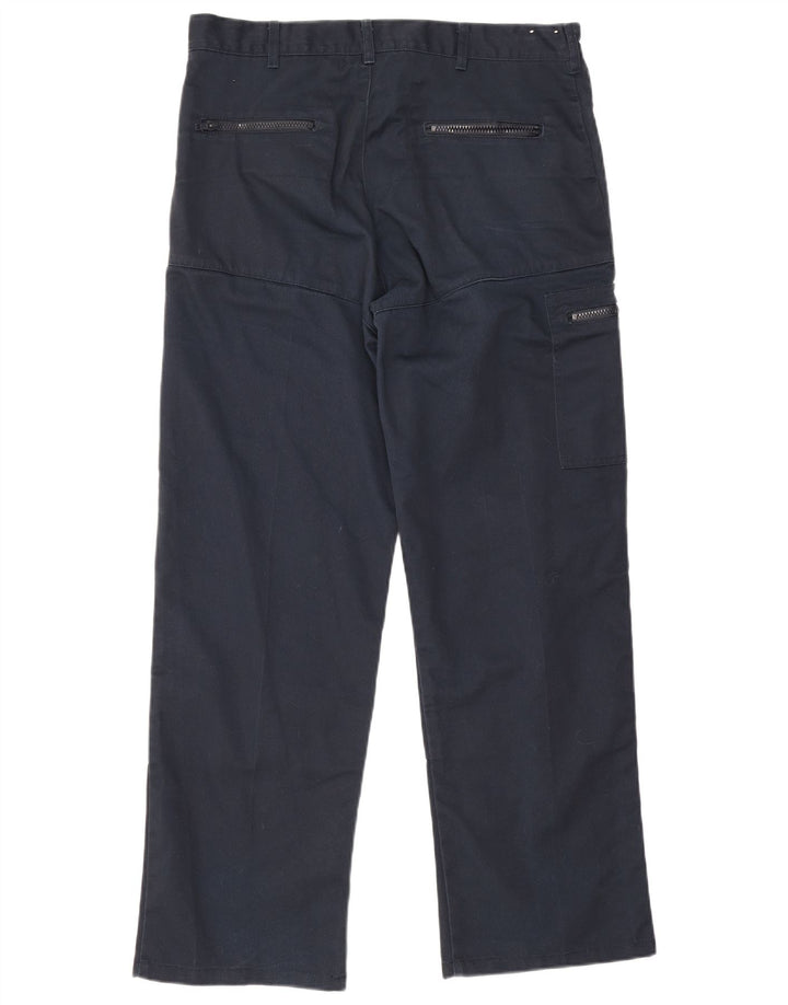 Dickies Gerade Herren-Cargohose W34 L31 Marineblaues Polyester