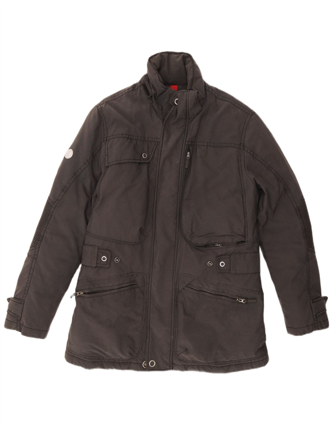 Invicta Herren Wattierte Jacke UK 40 Large Graues Nylon