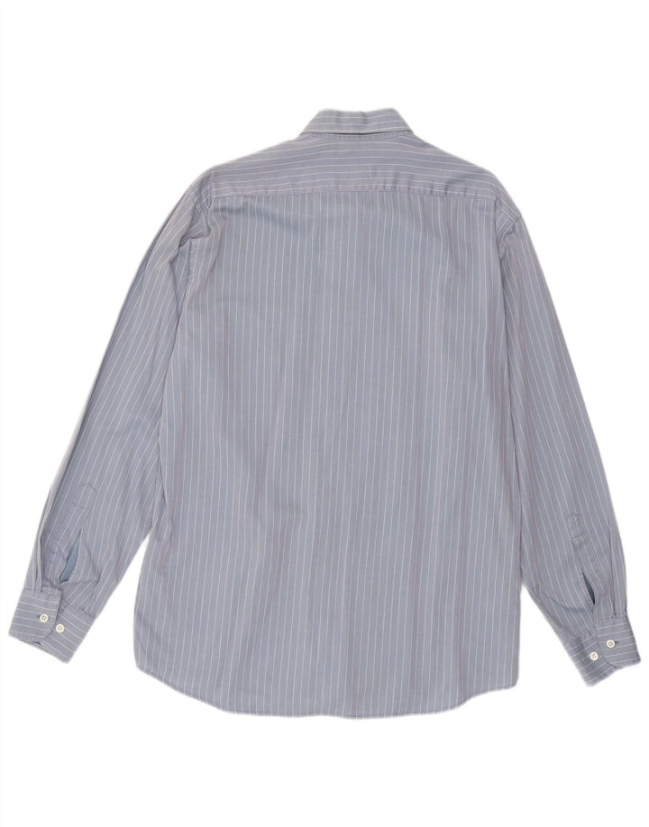 HUGO BOSS Mens Shirt Size 39 Medium Blue Striped