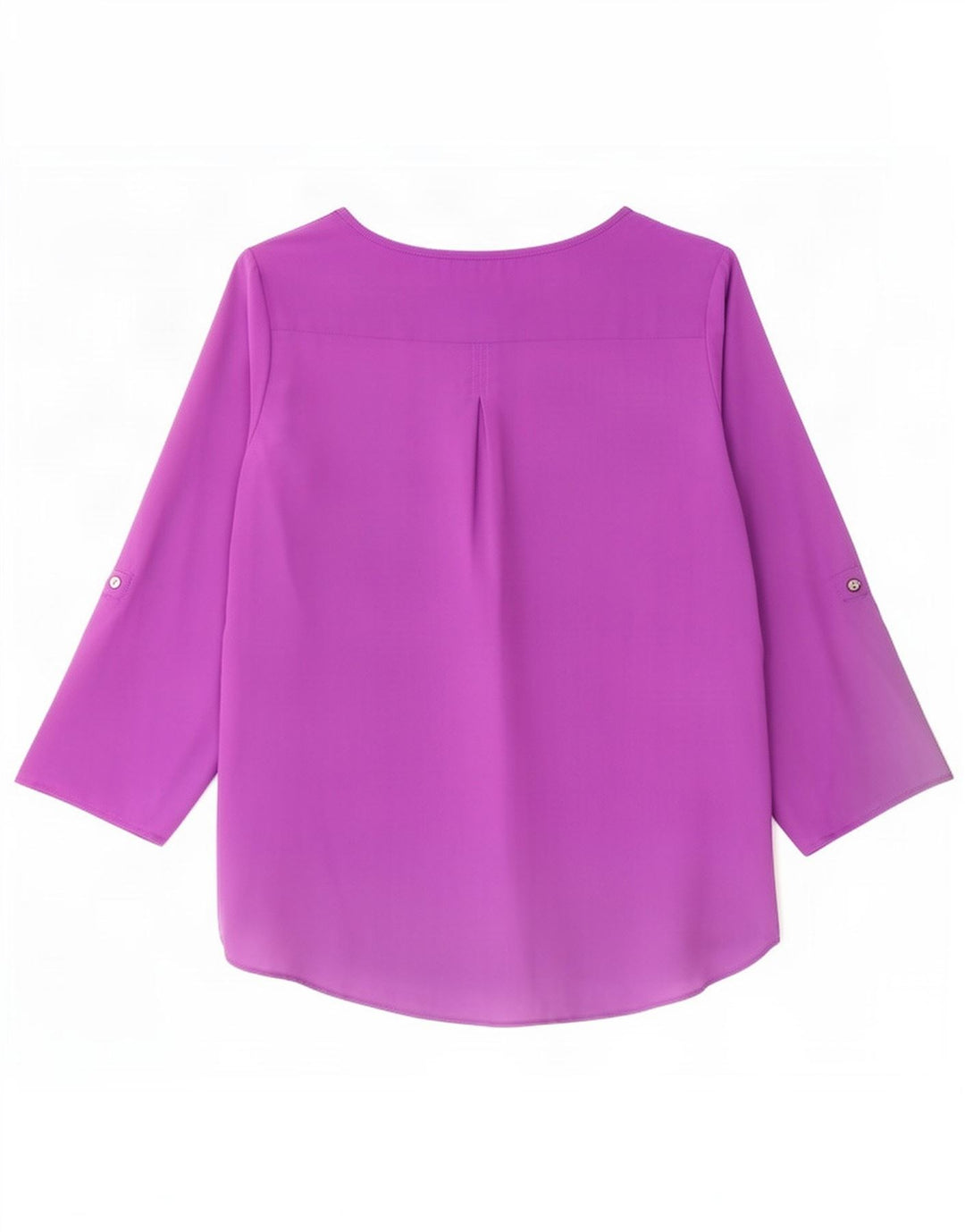 Zara Damen-Top, 3/4-Ärmel, UK-Größe 16, Größe L, Lila, Polyester