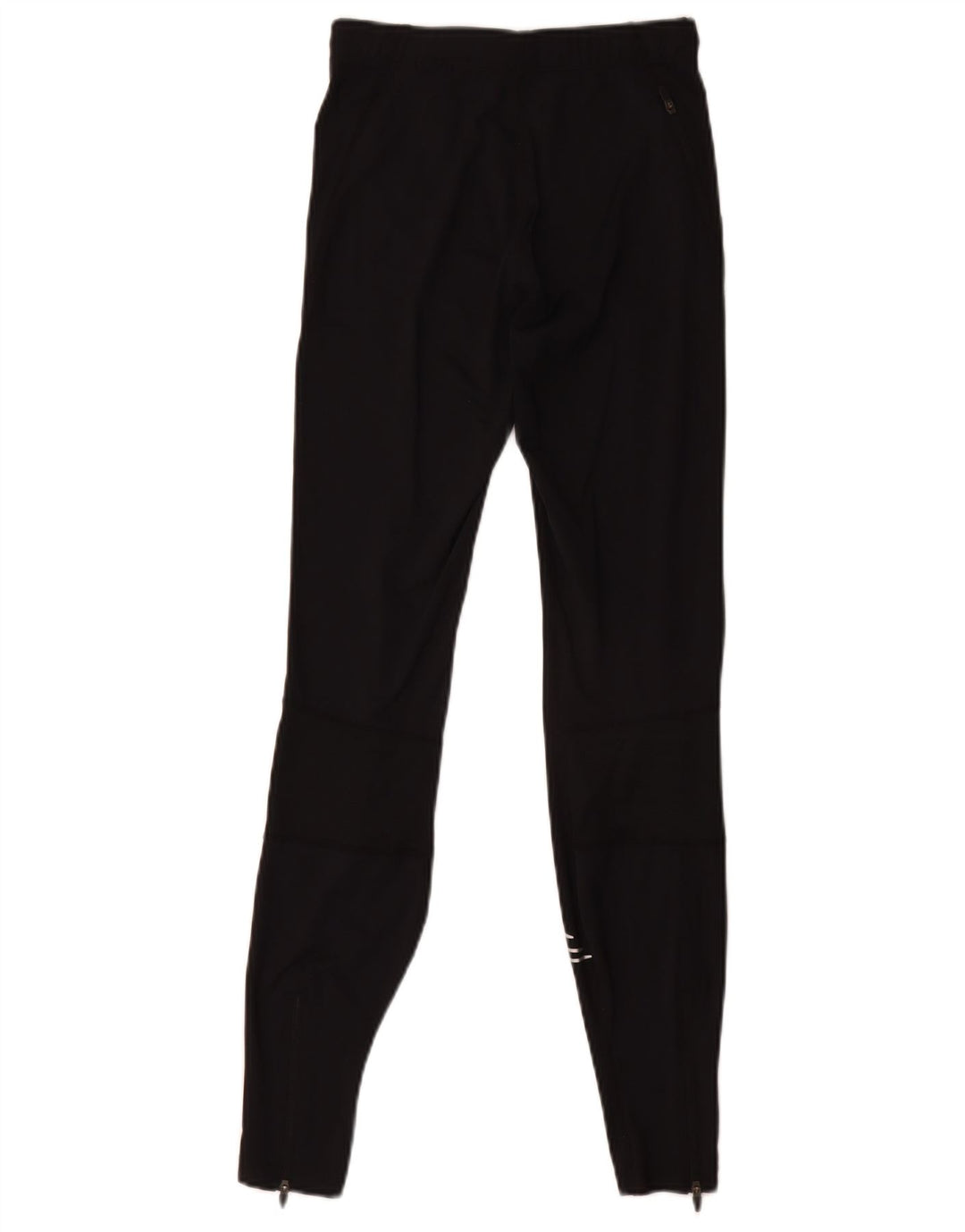 Asics Damen Leggings UK 8 Small Schwarz Geometrisch Polyamid