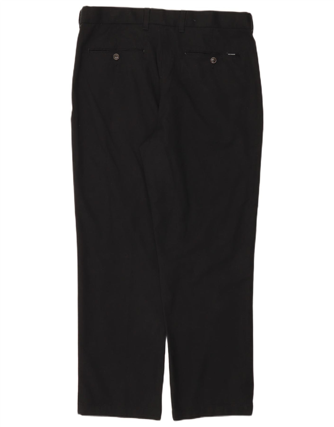 Gerade Herren-Anzughose von Marks & Spencer, W36, L29, schwarze Baumwolle