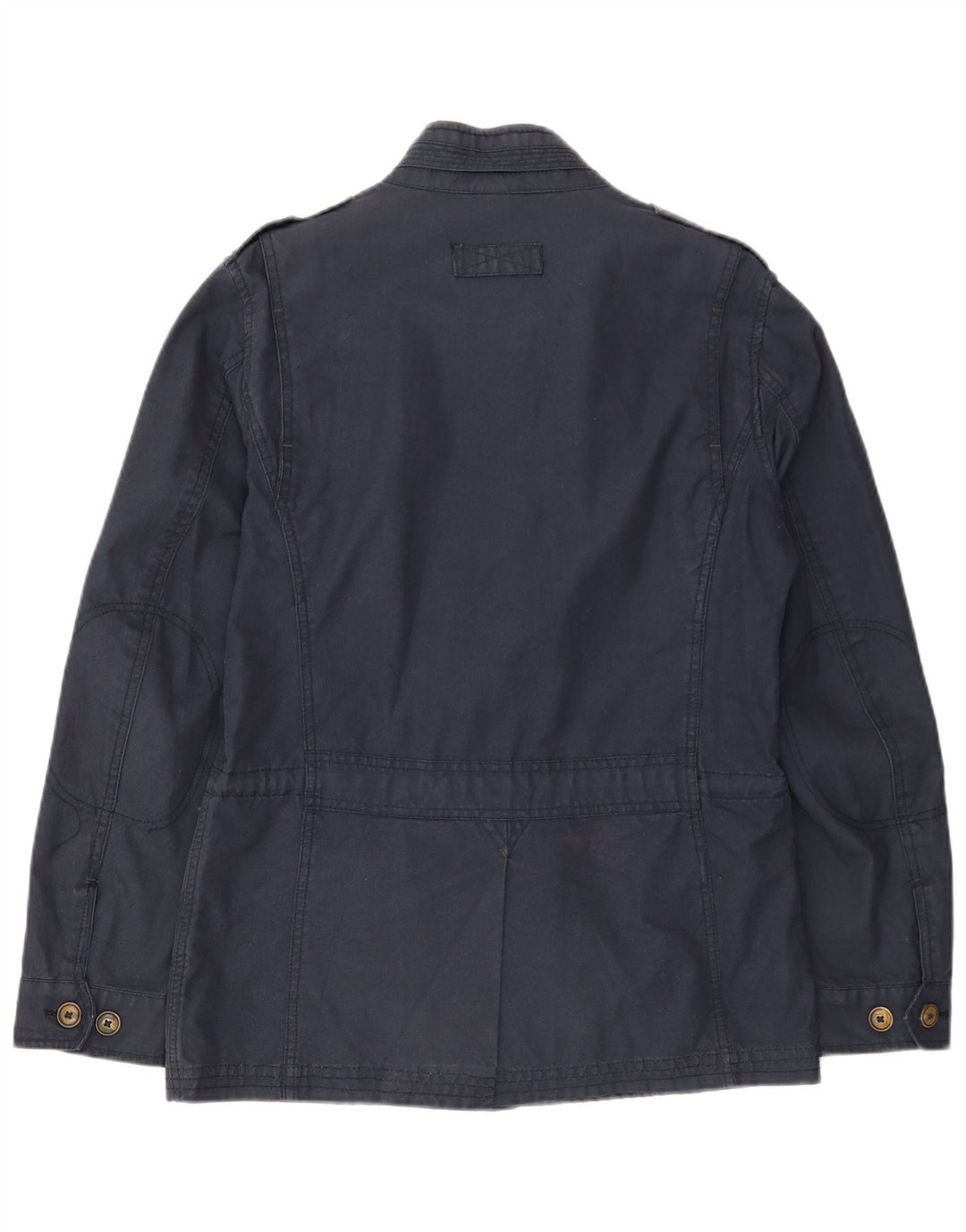 MASSIMO DUTTI Herren Militärjacke UK 36 Small Marineblau